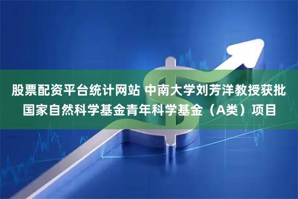 股票配资平台统计网站 中南大学刘芳洋教授获批国家自然科学基金青年科学基金（A类）项目